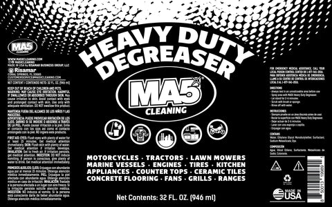MA5X Heavy Duty Degreaser Black - Commercial Grade Professional