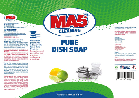 MA5X Pure Dish Soap - Commercial Grade Multi-Use