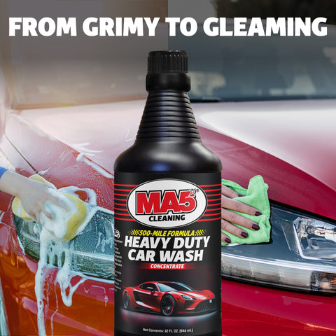 MA5X Premium Concentrated Car Wash Soap: Heavy-Duty High Foam Streak-Free Shine