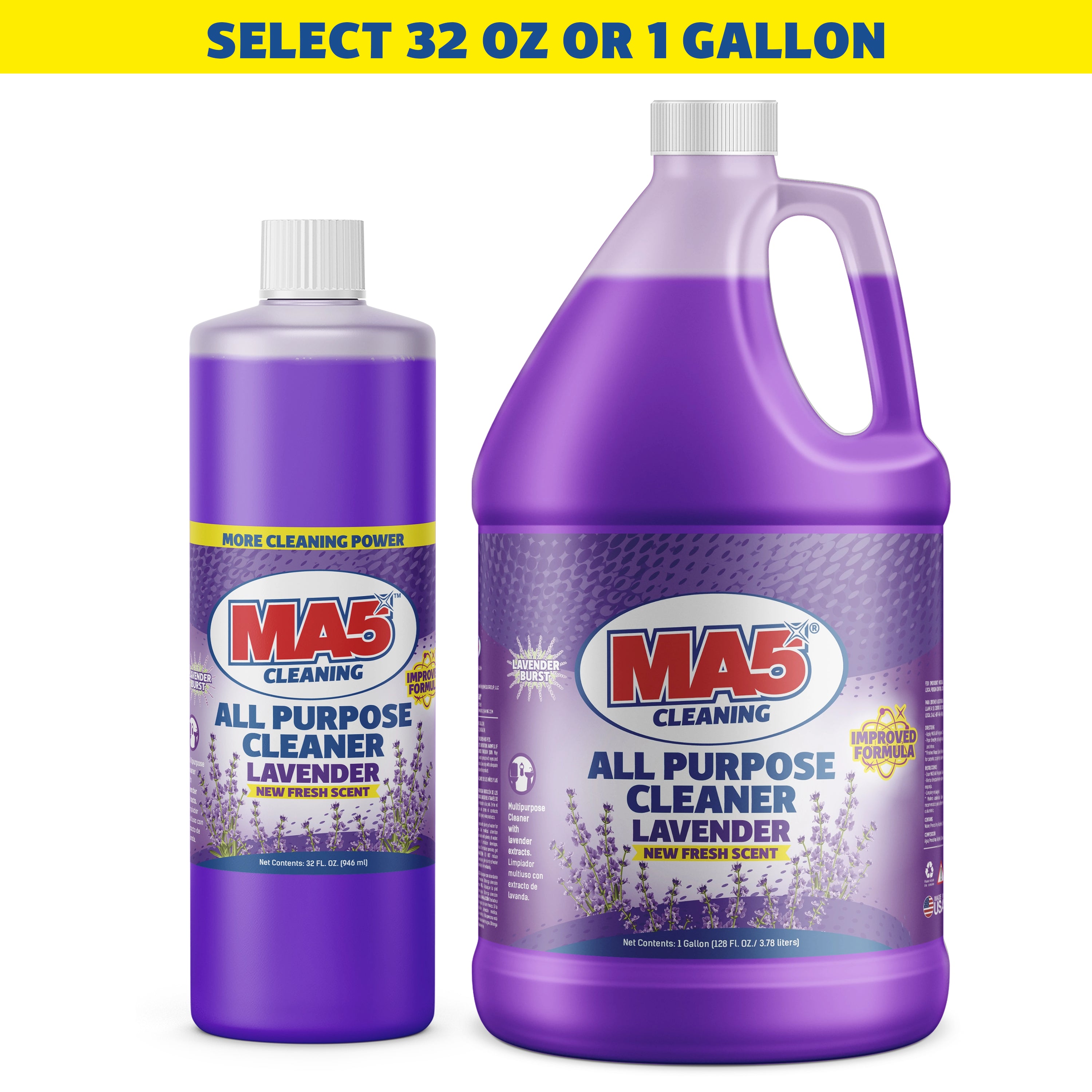 Lavender All-Purpose Cleaner | Non-Toxic Multi-Surface Formula – MA5X® Lavender All-Purpose Cleaner | Non-Toxic Multi-Surface Formula – MA5X®
