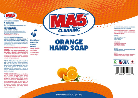 MA5X Orange Power Hand Soap - Commercial Grade Multi-Use