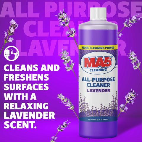 MA5X Professional Lavender All-Purpose Cleaner - Commercial Grade Multi-Surface