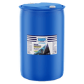 Blue barrel with a label for MA5x marine Bilge Cleaner concentrate product, on a white background. 55 Gallon Size.