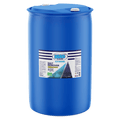 Blue barrel with a label for MA5x marine Salt Remover concentrate product, on a white background. 55 Gallon Size.