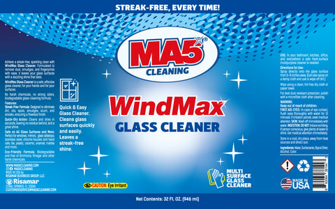 MA5X WindMax Pro Glass Cleaner - Streak-Free Multi-Surface