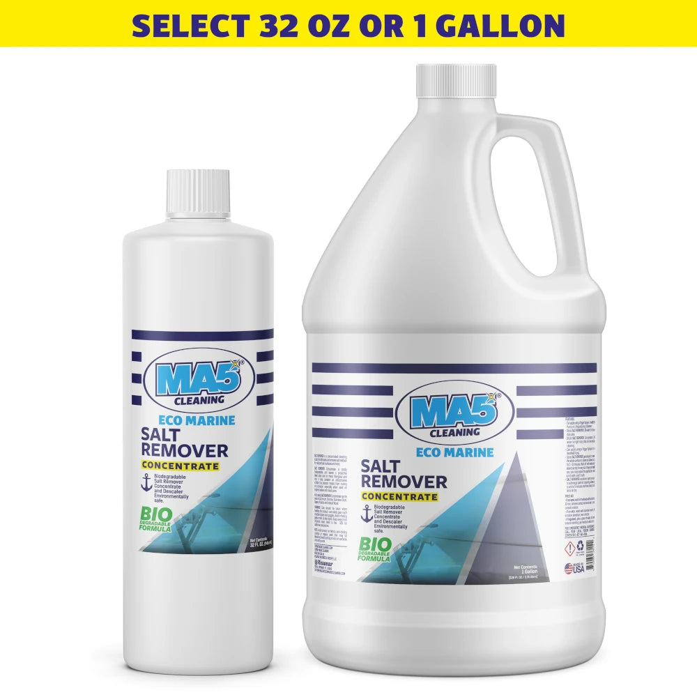 Boat Salt Remover - Concentrated Marine Salt Cleaner and Engine Flush ...