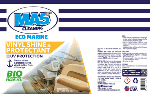 MA5X Vinyl Cleaner Spray - Boat Vinyl UV Protectant and Shine