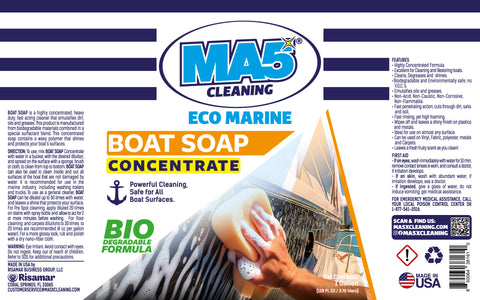MA5X Marine Wash Cleaner - Concentrated Boat Soap