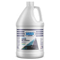 A white gallon bottle with a label that includes blue and red text, and an image of a boat, indicating it is an odor eliminator for boats.