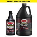 Two bottles of MA5x Heavy Duty Car Wash, one 32 oz, another one Gallon, on a white background with text for size selection.