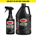 MA5x Ultra Shine Protectant spray bottle and gallon jug on a white background with text for size selection.