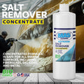 MA5x Salt Remover 32oz bottle with a boat being cleaned in the background, with text description about uses and safe formula.