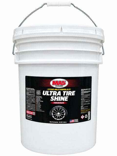 MA5X Ultra Tire Shine: Non-Sling Wet Look Dressing