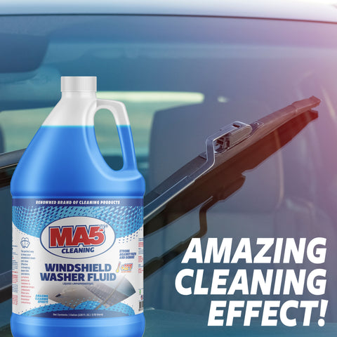 MA5X Blue Windshield Washer Fluid: Streak-Free Wiper Fluid Cleaner