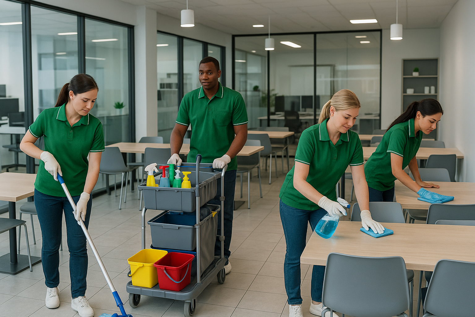 Professional janitorial and cleaning supplies